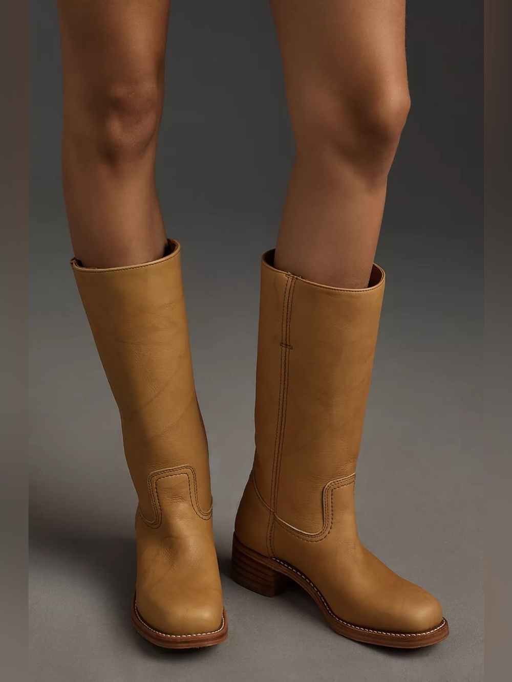 NEW FRYE Campus 14L Boots in Banana Sz: 7.5 - Picture 2 of 13
